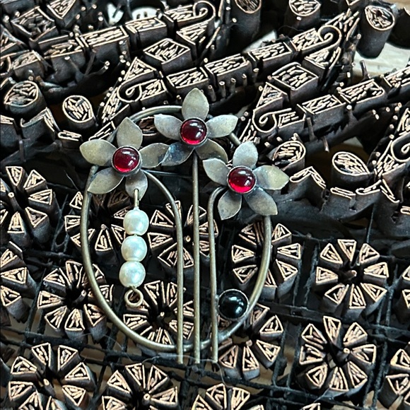 Art Deco Style Brooch - Czech Republic - Picture 6 of 12